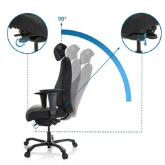 Biroja krēsls RESISTIO XXL - Ergostock.lv