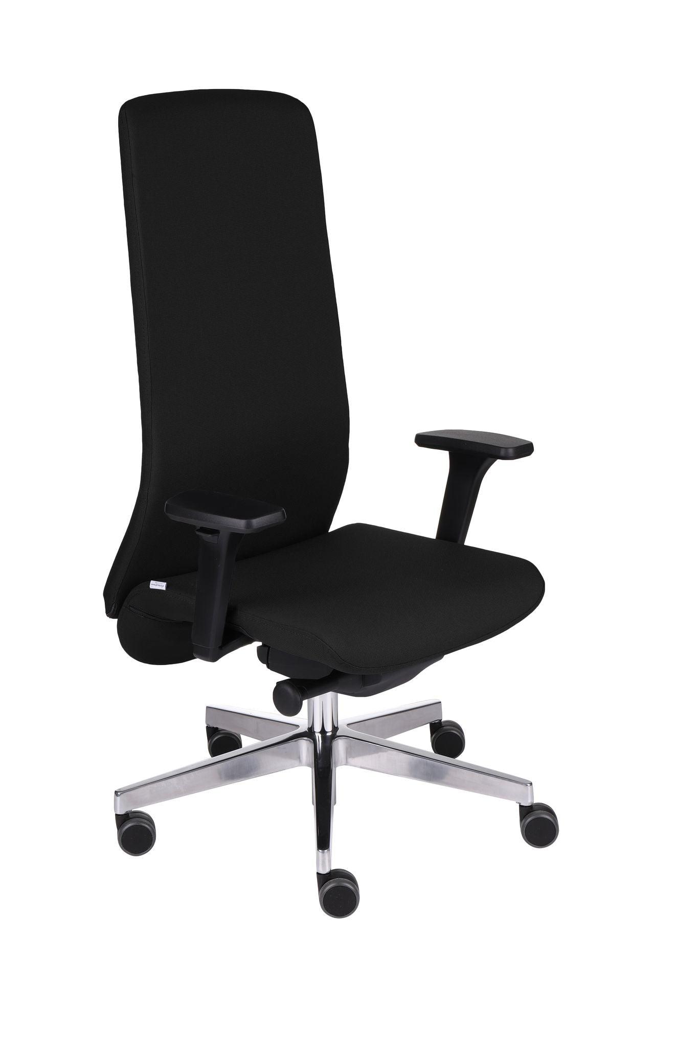 Biroja krēsls Smart Note Black | Chrome-Ergostock