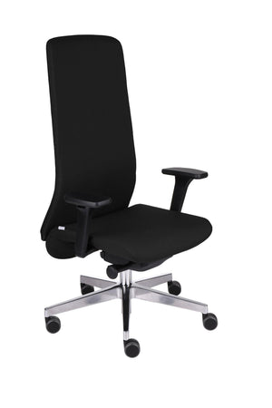 Biroja krēsls Smart Note Black | Chrome-Ergostock