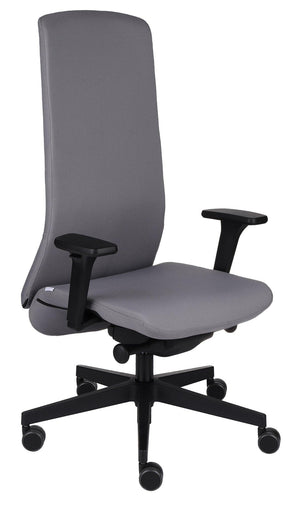 Biroja krēsls Smart Note Black | Chrome-Ergostock