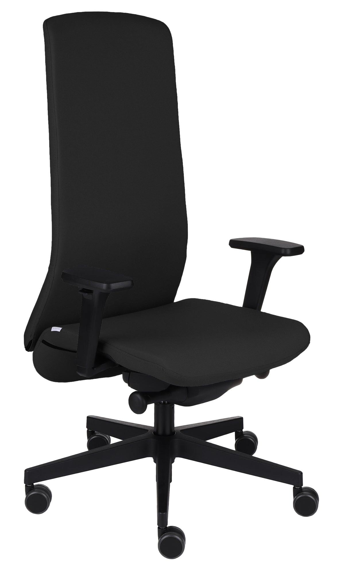 Biroja krēsls Smart Note Black | Chrome-Ergostock