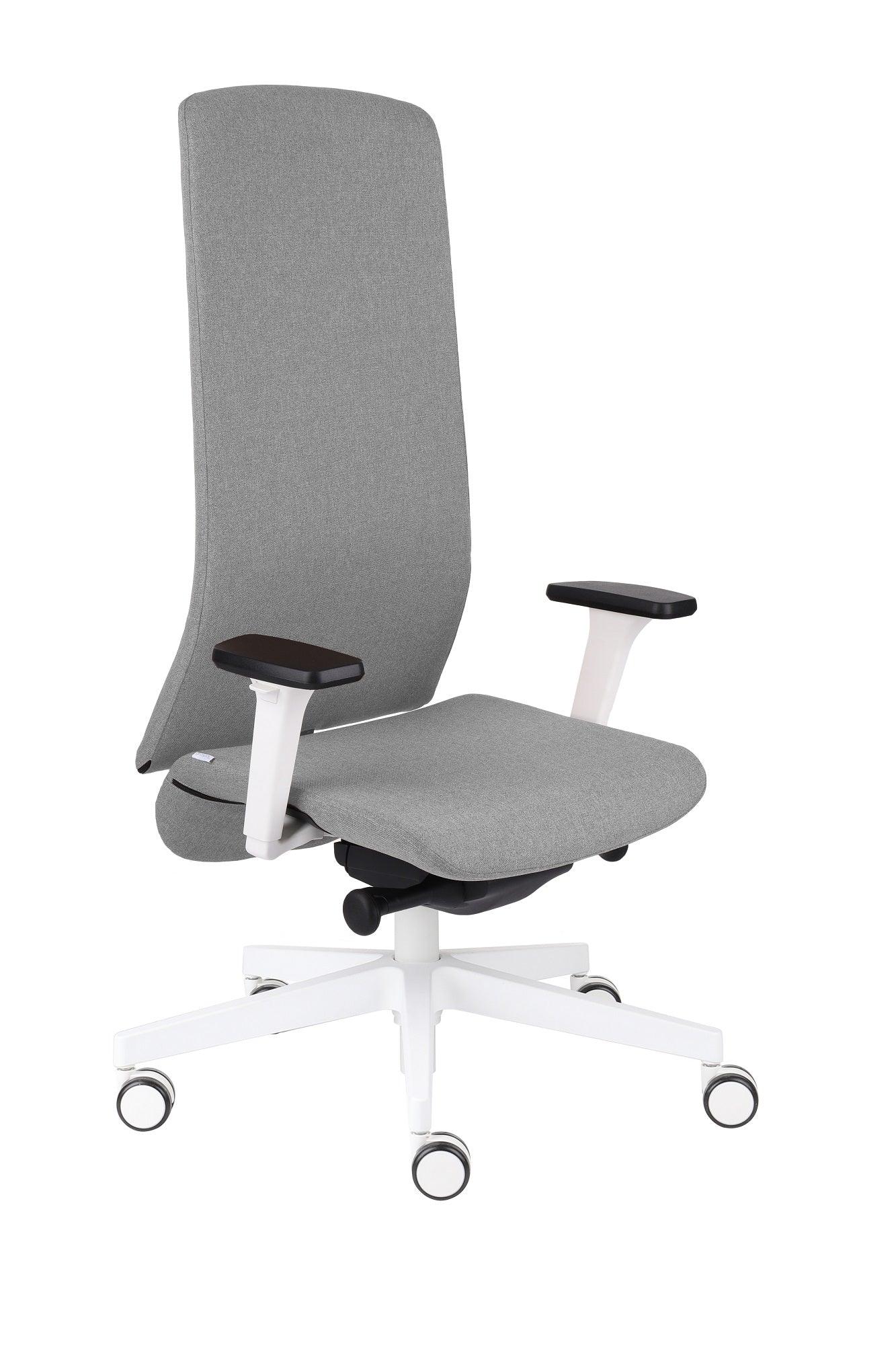 Biroja krēsls Smart White Medley-Ergostock