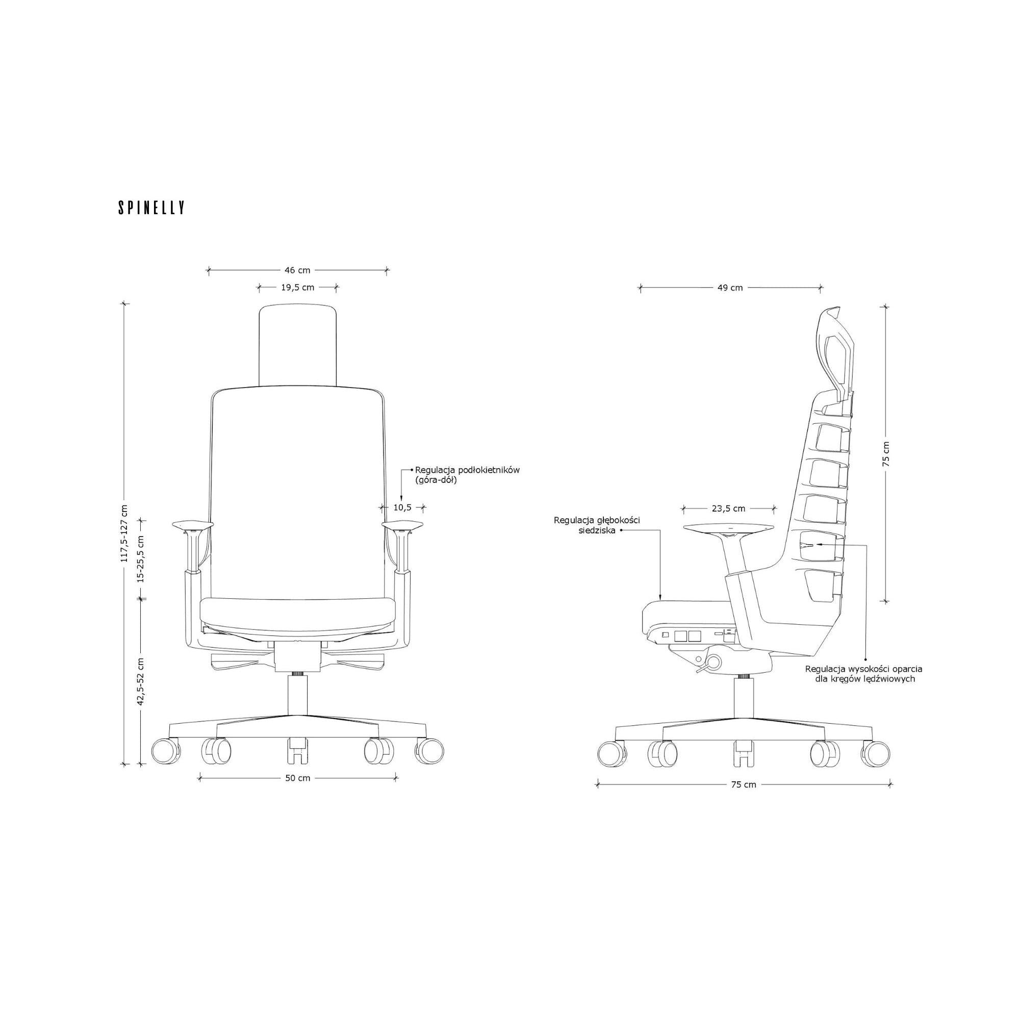 Biroja krēsls SPINELLY - Ergostock.lv