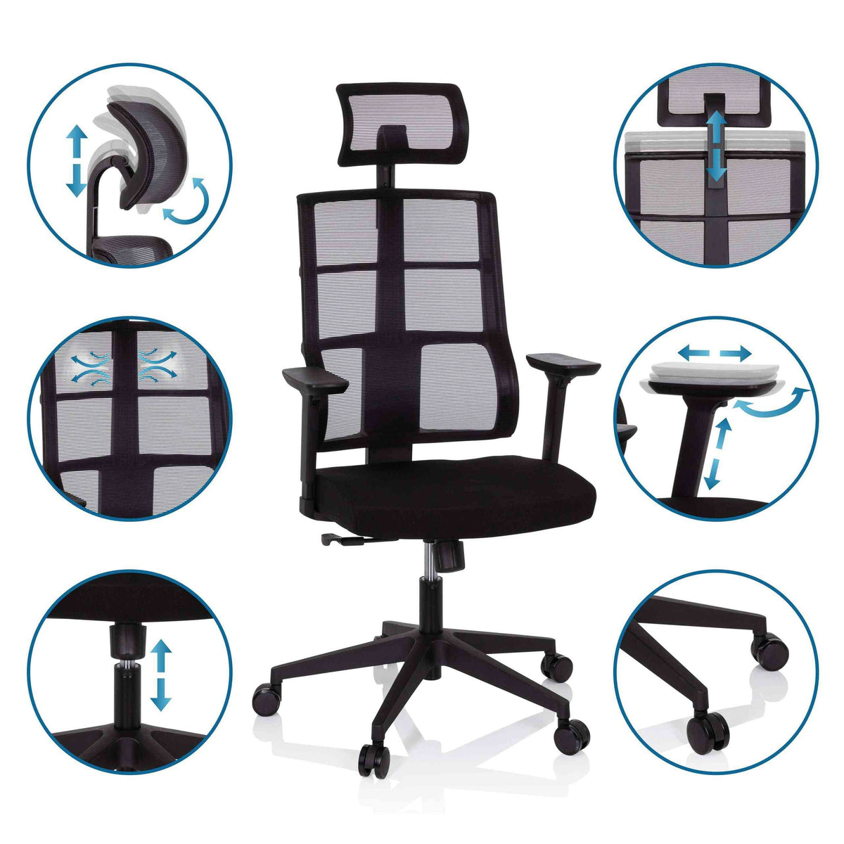 Biroja krēsls SPINIO PRO-Ergostock