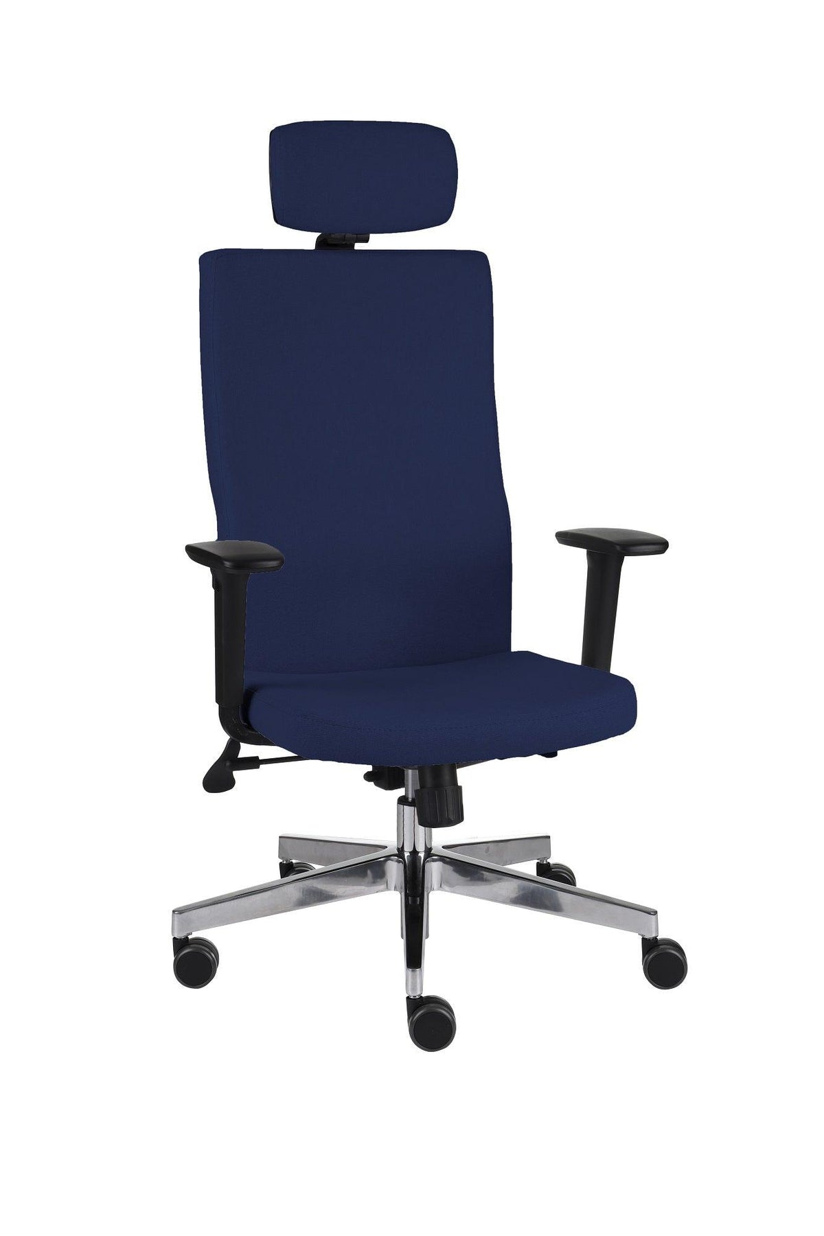 Biroja krēsls Team Plus HD Hygge Black | Chrome-Ergostock