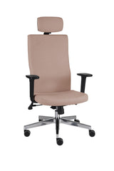 Biroja krēsls Team Plus HD Hygge Black | Chrome-Ergostock