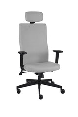 Biroja krēsls Team Plus HD Hygge Black | Chrome-Ergostock