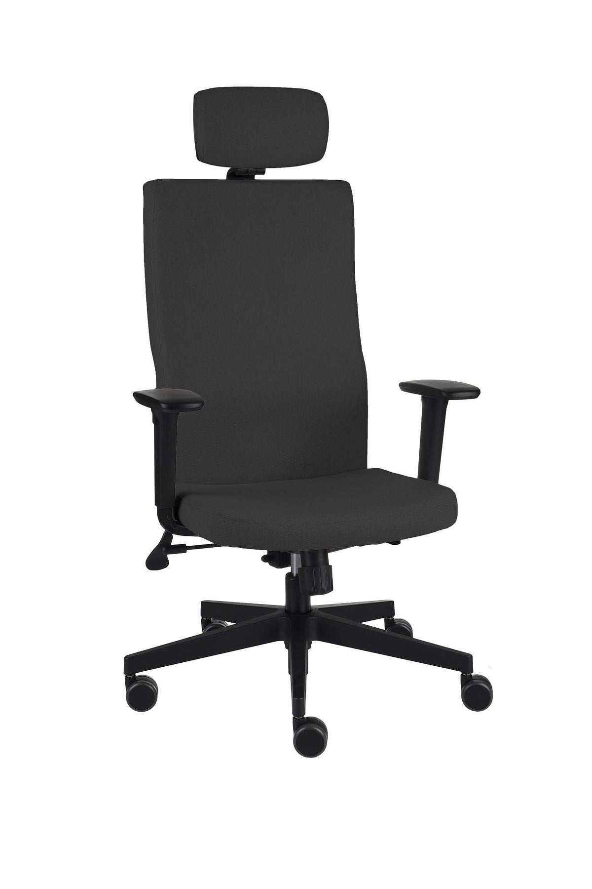 Biroja krēsls Team Plus HD Hygge Black | Chrome-Ergostock