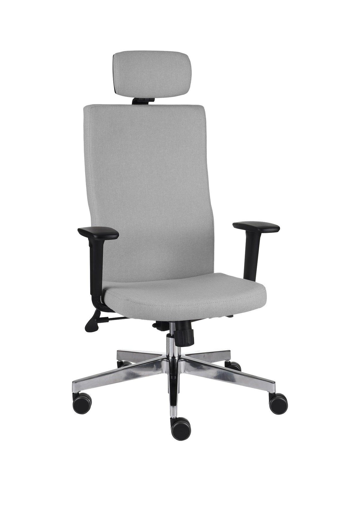 Biroja krēsls Team Plus HD Hygge Black | Chrome-Ergostock