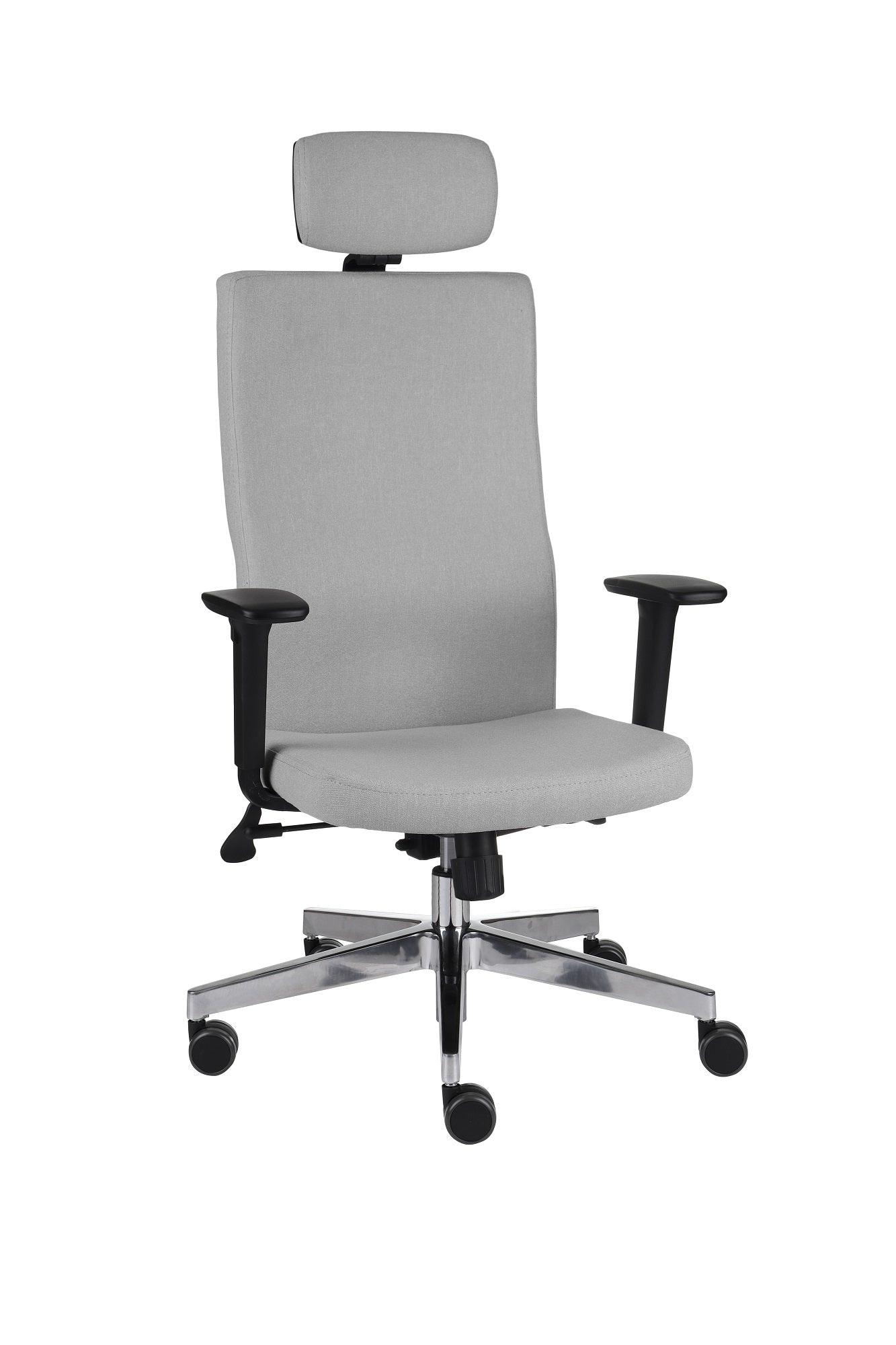 Biroja krēsls Team Plus HD Hygge Black | Chrome-Ergostock