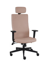 Biroja krēsls Team Plus HD Hygge Black | Chrome-Ergostock