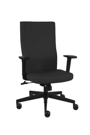 Biroja krēsls Team Plus Note Black | Chrome-Ergostock