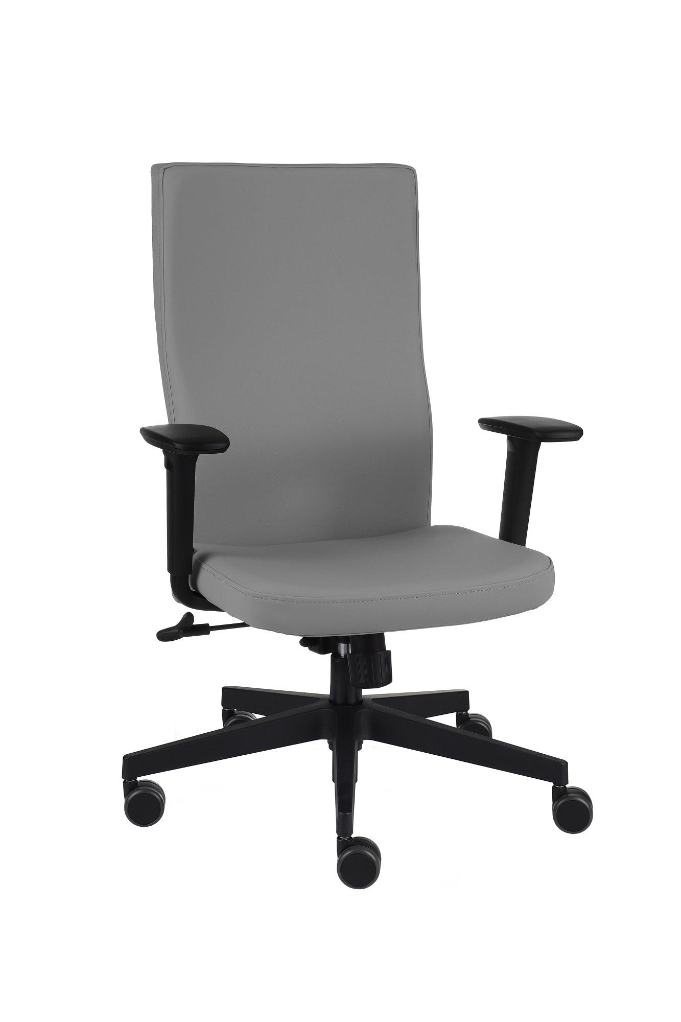 Biroja krēsls Team Plus Note Black | Chrome-Ergostock