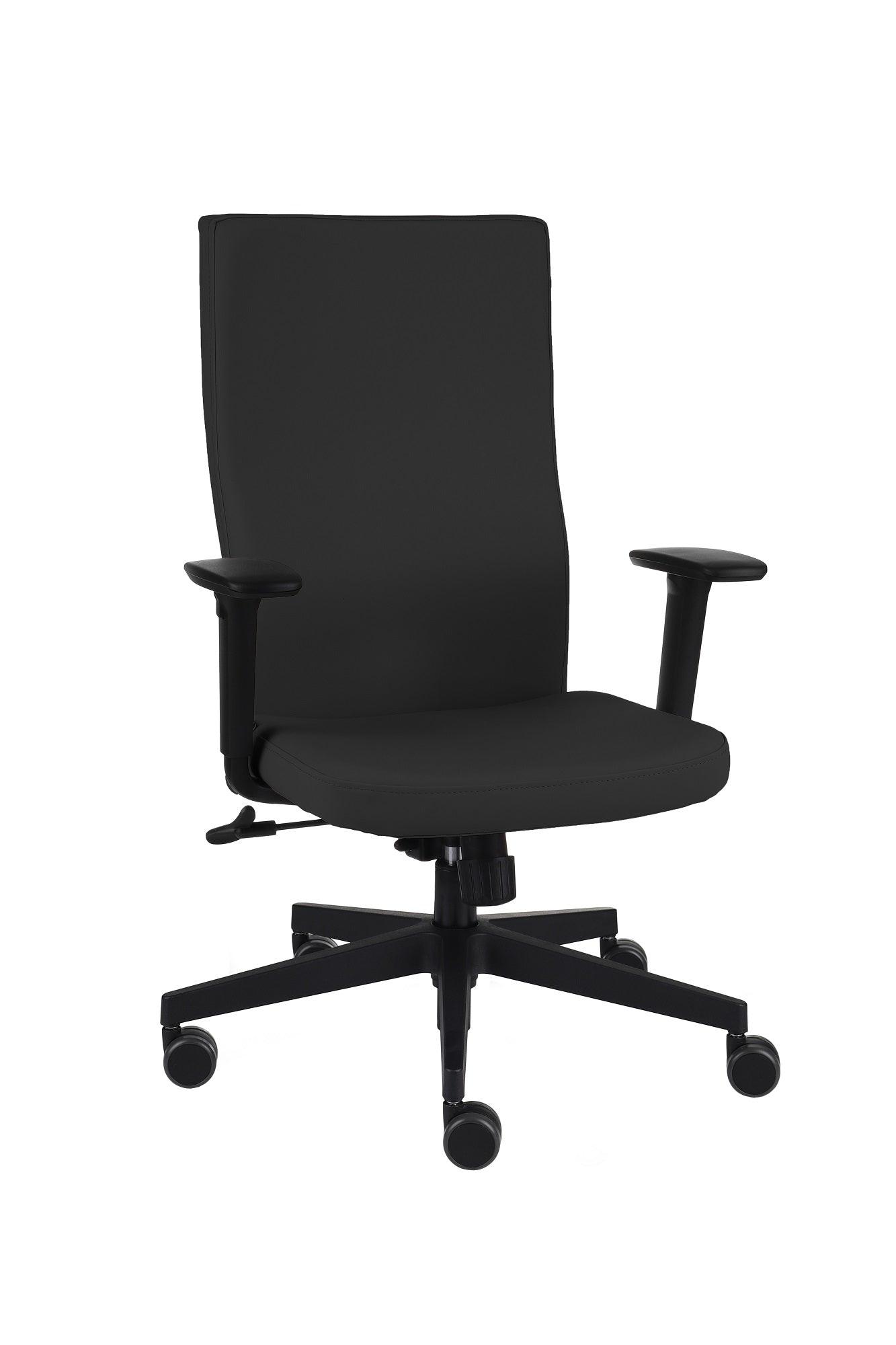 Biroja krēsls Team Plus Note Black | Chrome-Ergostock