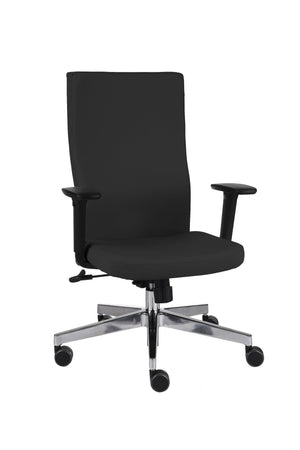 Biroja krēsls Team Plus Note Black | Chrome-Ergostock