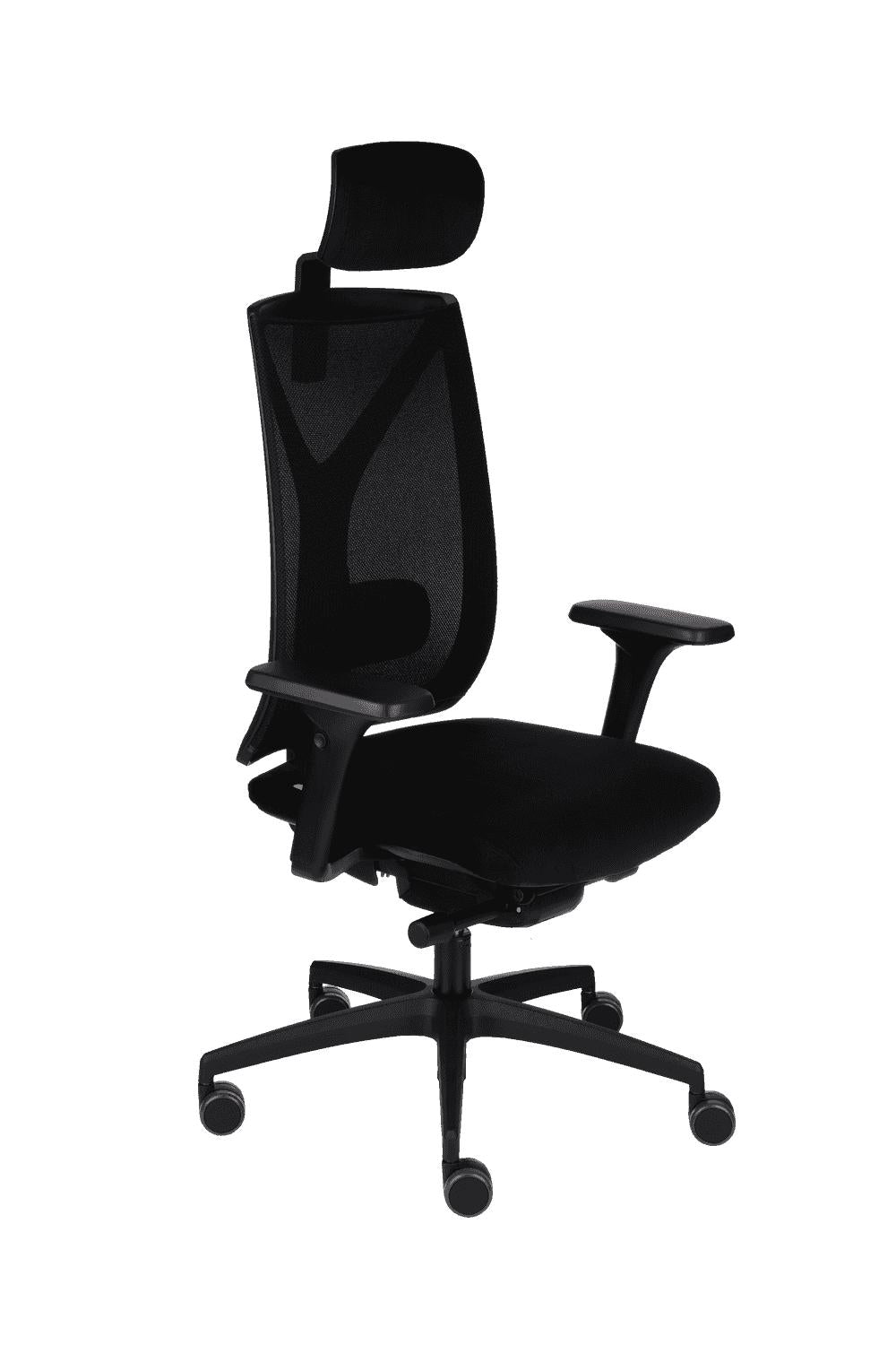 Biroja krēsls Valio BS HD Black Note – Melna n01