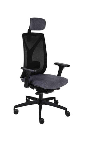 Biroja krēsls Valio BS HD Black Note - Ergostock.lv