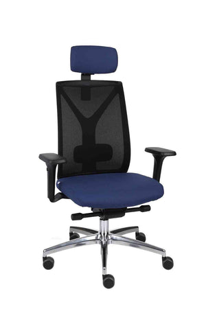 Biroja krēsls Valio BS HD Black Note - Ergostock.lv