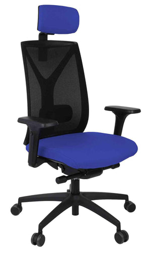 Biroja krēsls Valio BS HD Black Note - Ergostock.lv