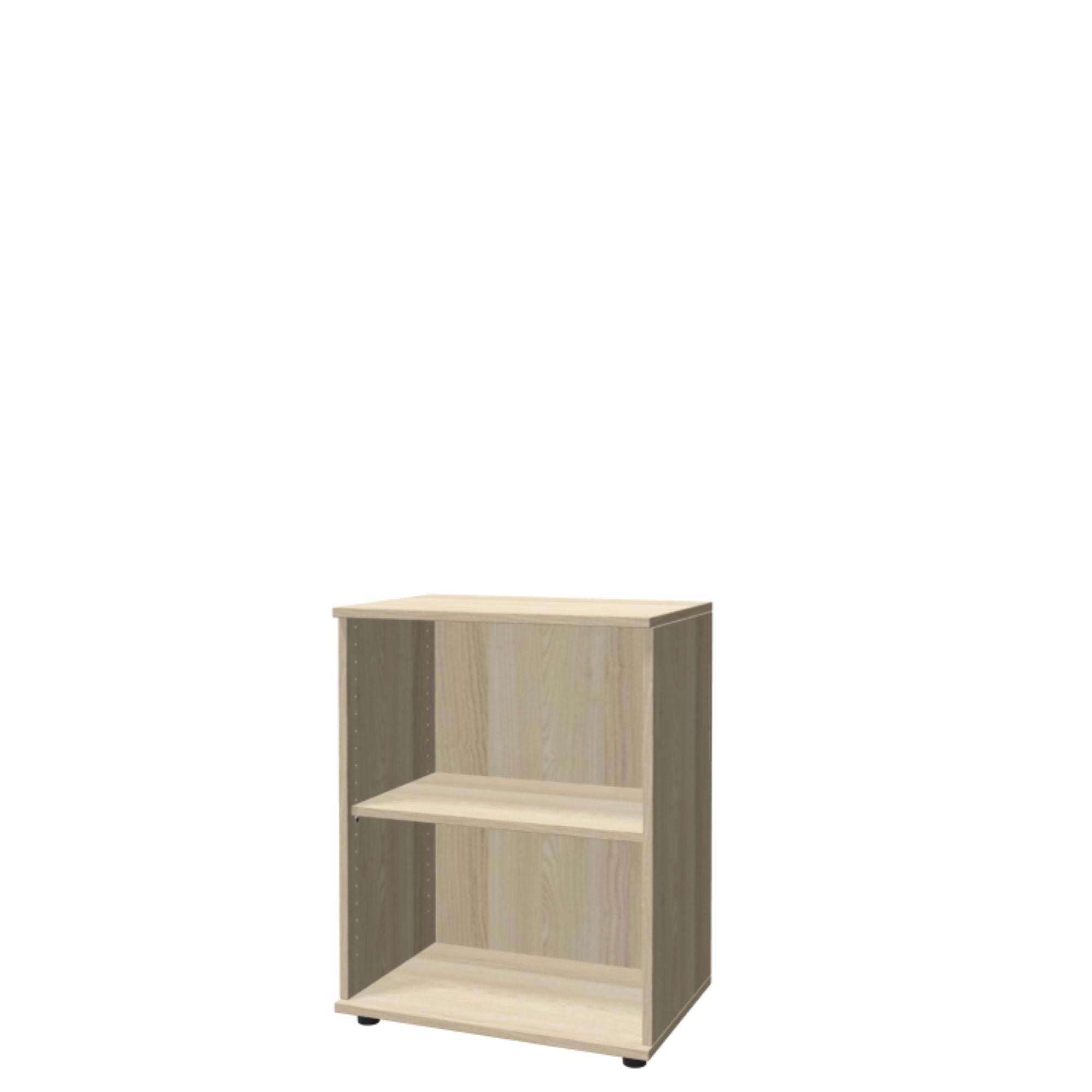 Biroja plaukts THEO, ar 2 atvērtiem plauktiem, 745 x 600 x 375 mm-Ergostock