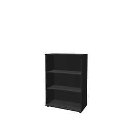 Biroja plaukts THEO, ar 3 atvērtiem plauktiem, 1100 x 800 x 375 mm-Ergostock