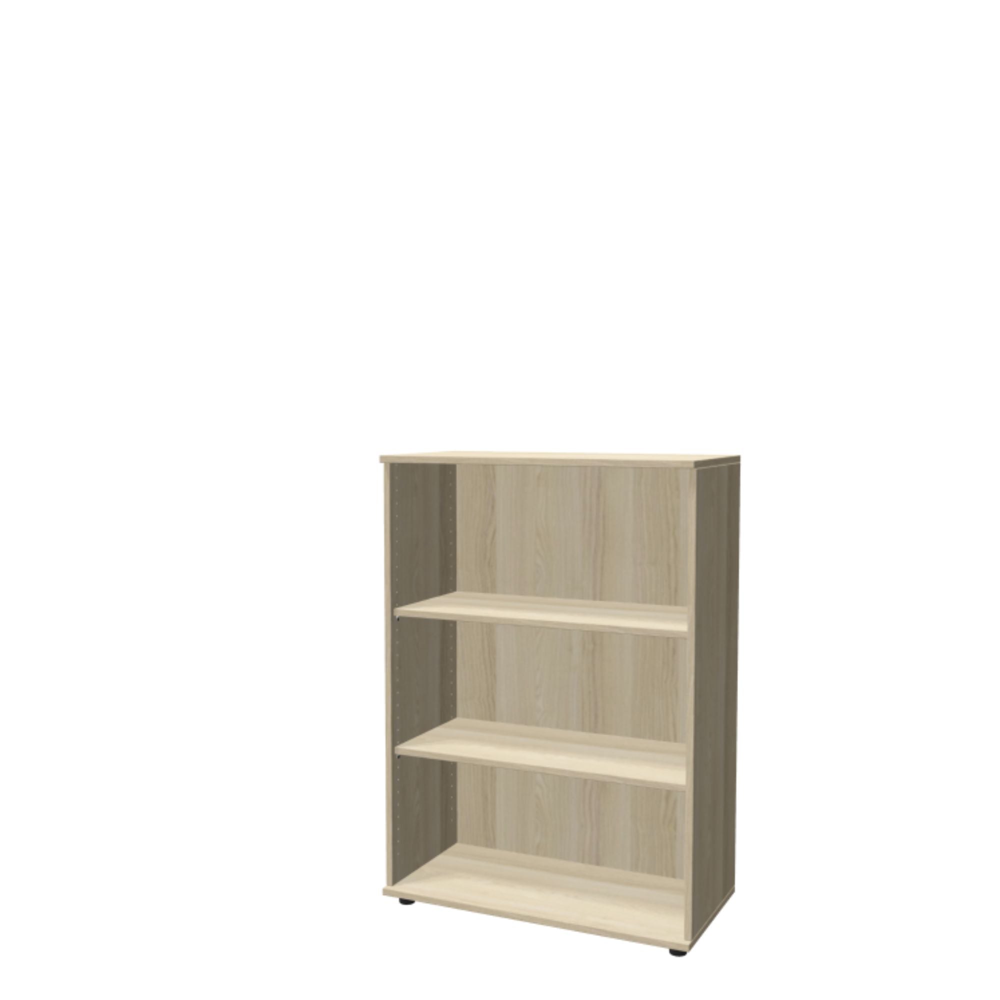 Biroja plaukts THEO, ar 3 atvērtiem plauktiem, 1100 x 800 x 375 mm-Ergostock