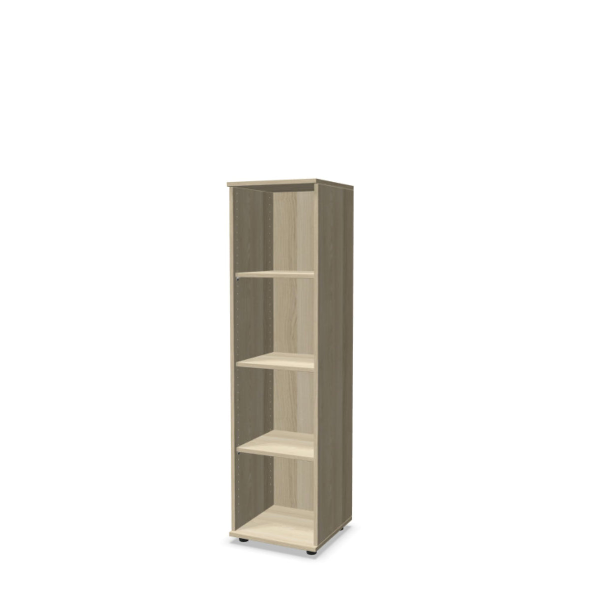 Biroja plaukts THEO, ar 4 atvērtiem plauktiem, 1450 x 400 x 375 mm – Nabucco
