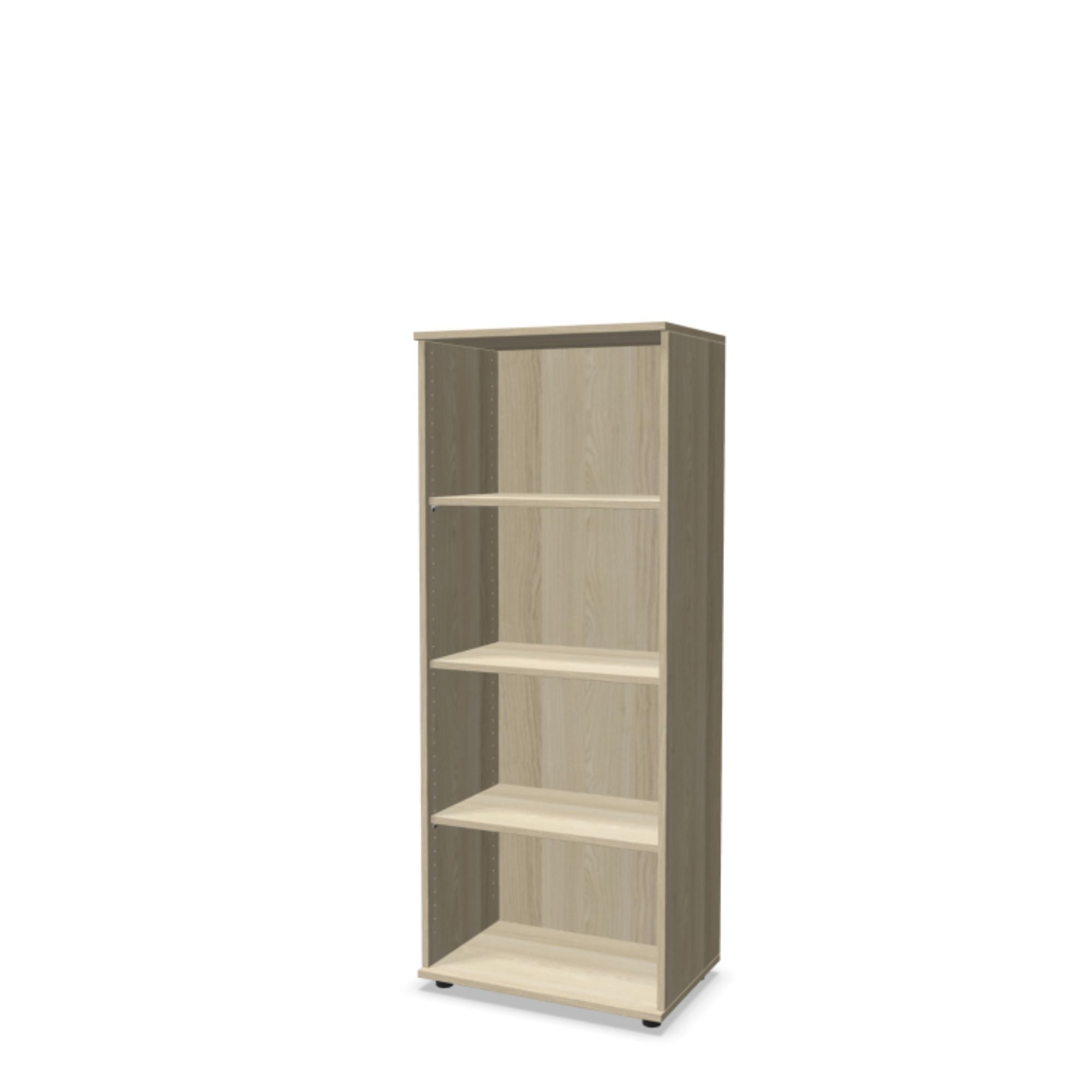 Biroja plaukts THEO, ar 4 atvērtiem plauktiem, 1450 x 600 x 375 mm-Ergostock