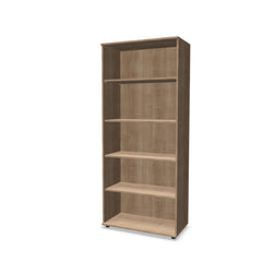 Biroja plaukts THEO, ar 5 atvērtiem plauktiem, 1800 x 800 x 375 mm - Ergostock.lv