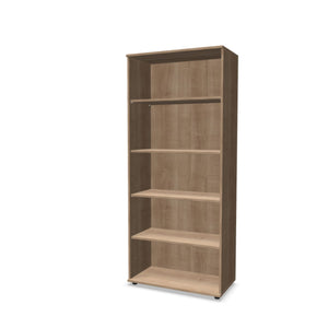 Biroja plaukts THEO, ar 5 atvērtiem plauktiem, 1800 x 800 x 375 mm - Ergostock.lv