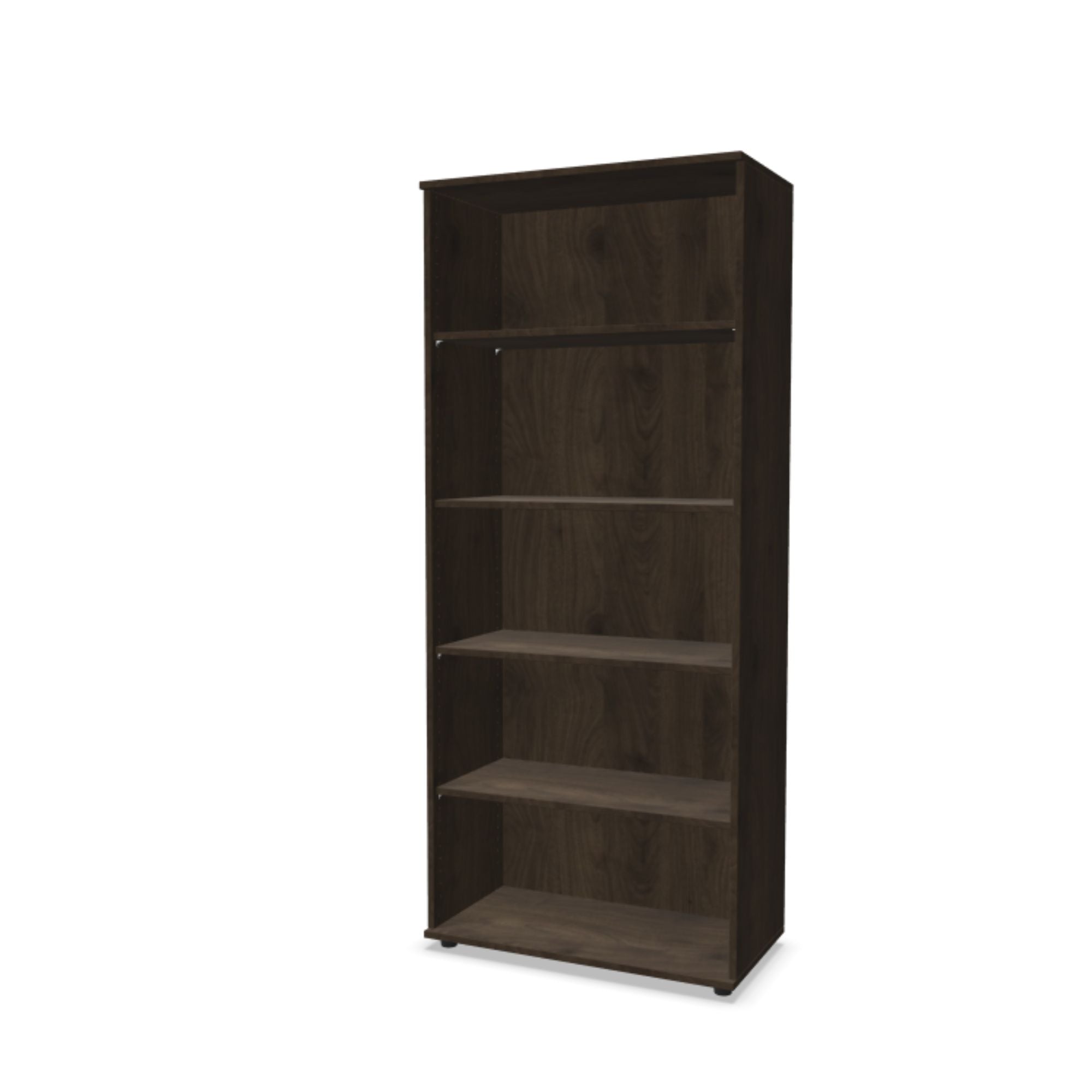 Biroja plaukts THEO, ar 5 atvērtiem plauktiem, 1800 x 800 x 375 mm - Ergostock.lv