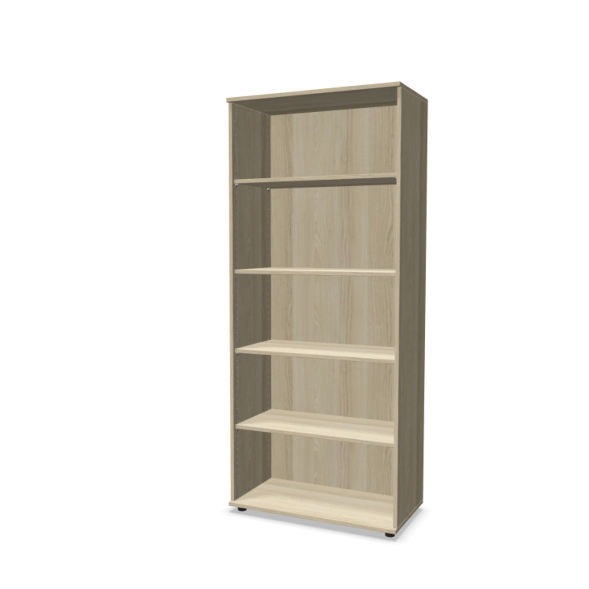 Biroja plaukts THEO, ar 5 atvērtiem plauktiem, 1800 x 800 x 375 mm - Ergostock.lv