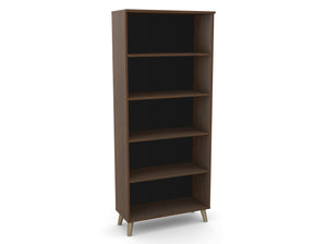 Biroja skapis Flexx, ar 5 atvērtiem plauktiem, 1800 x 800 x 355 mm - Ergostock.lv