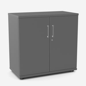 Biroja skapis NUWO, 2 plaukti, 780x800x420 mm, konfigurējams - Ergostock.lv