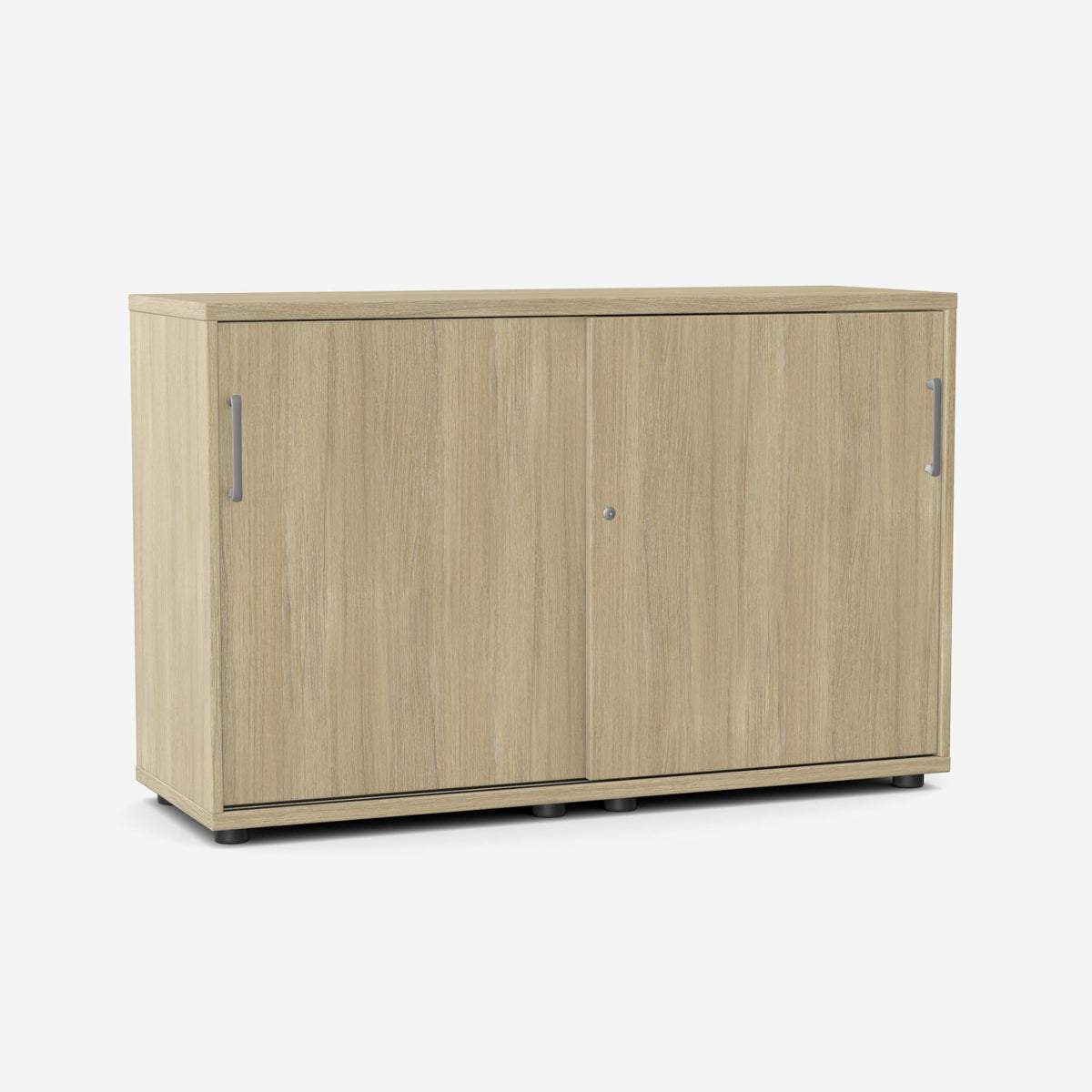 Biroja skapis NUWO ar bīdāmām durvīm, 2 plaukti, 780x1200x420 mm, konfigurējams