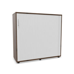 Biroja skapis NUWO ar rullo durvīm, 3 plaukti, 1140x1200x420 mm, konfigurējams - Ergostock.lv