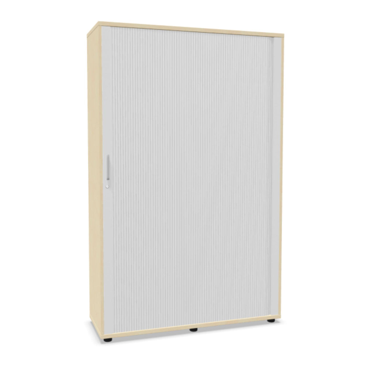 Biroja skapis NUWO ar rullo durvīm, 5 plaukti, 1890x1200x420 mm, konfigurējams - Ergostock.lv