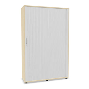 Biroja skapis NUWO ar rullo durvīm, 5 plaukti, 1890x1200x420 mm, konfigurējams - Ergostock.lv