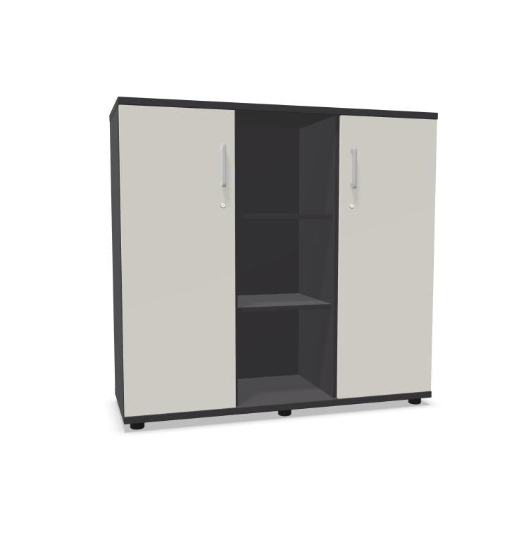 Biroja skapis NUWO COMBI M, 1140x1200x420 mm, konfigurējams - Ergostock.lv