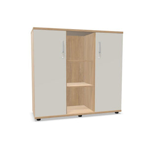 Biroja skapis NUWO COMBI M, 1140x1200x420 mm, konfigurējams - Ergostock.lv