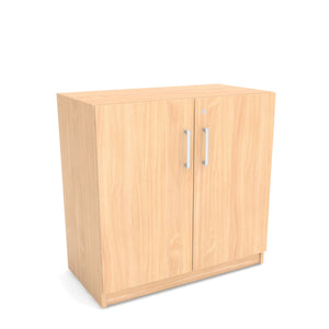 Biroja skapis PRO LINE, 2 plaukti, 785x800x420 mm, pamatnes rāmis, konfigurējams - Ergostock.lv