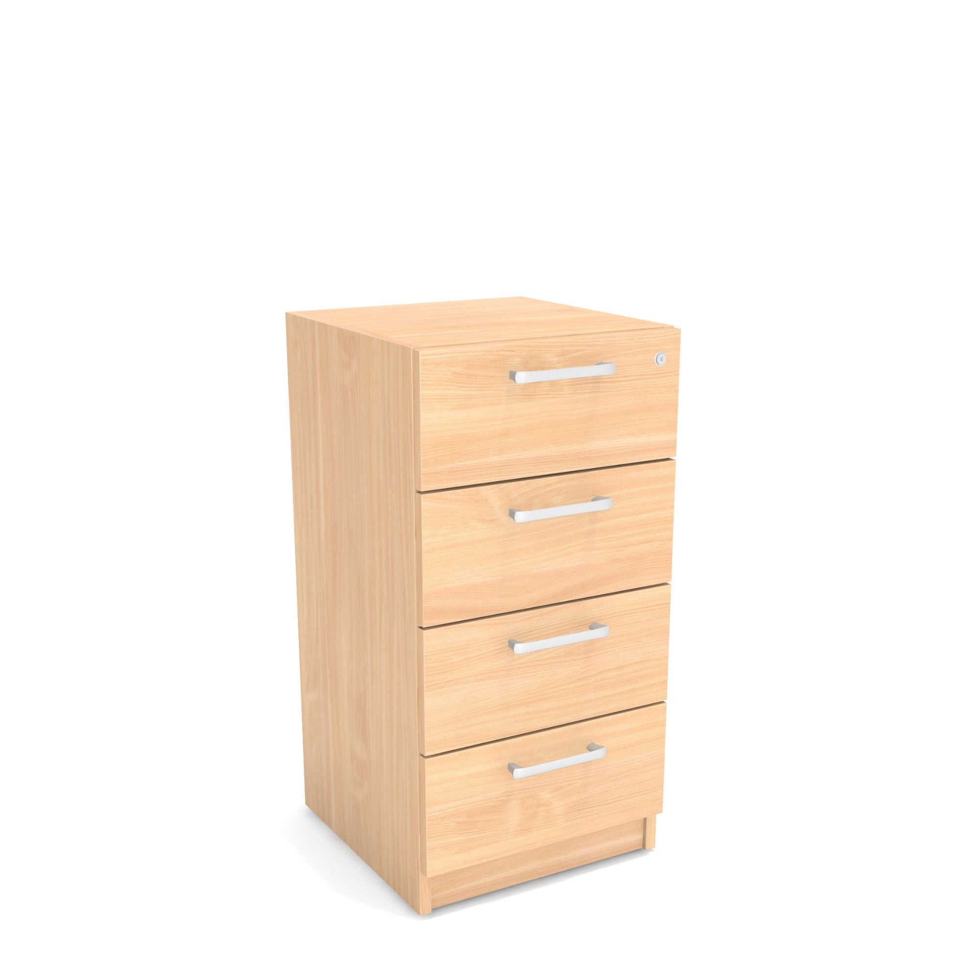 Biroja skapis PRO LINE, 4 atvilktnes, 785x400x420 mm, pamatnes rāmis, konfigurējams - Ergostock.lv