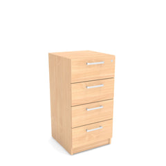 Biroja skapis PRO LINE, 4 atvilktnes, 785x400x420 mm, pamatnes rāmis, konfigurējams - Ergostock.lv