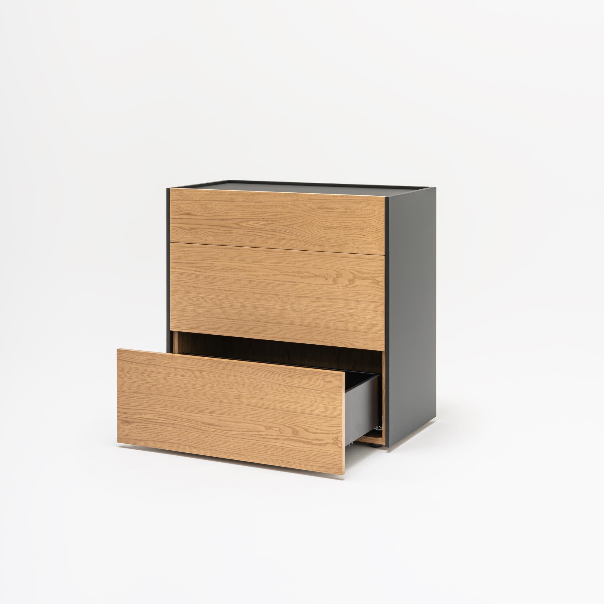 Biroja skapis VIGA ar atvilktnēm, mdd; konfigurējams - Ergostock.lv