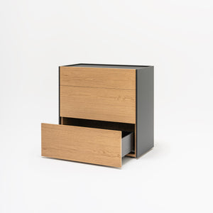 Biroja skapis VIGA ar atvilktnēm, mdd; konfigurējams - Ergostock.lv