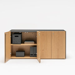 Biroja skapis VIGA, slēdzams, mdd; konfigurējams - Ergostock.lv