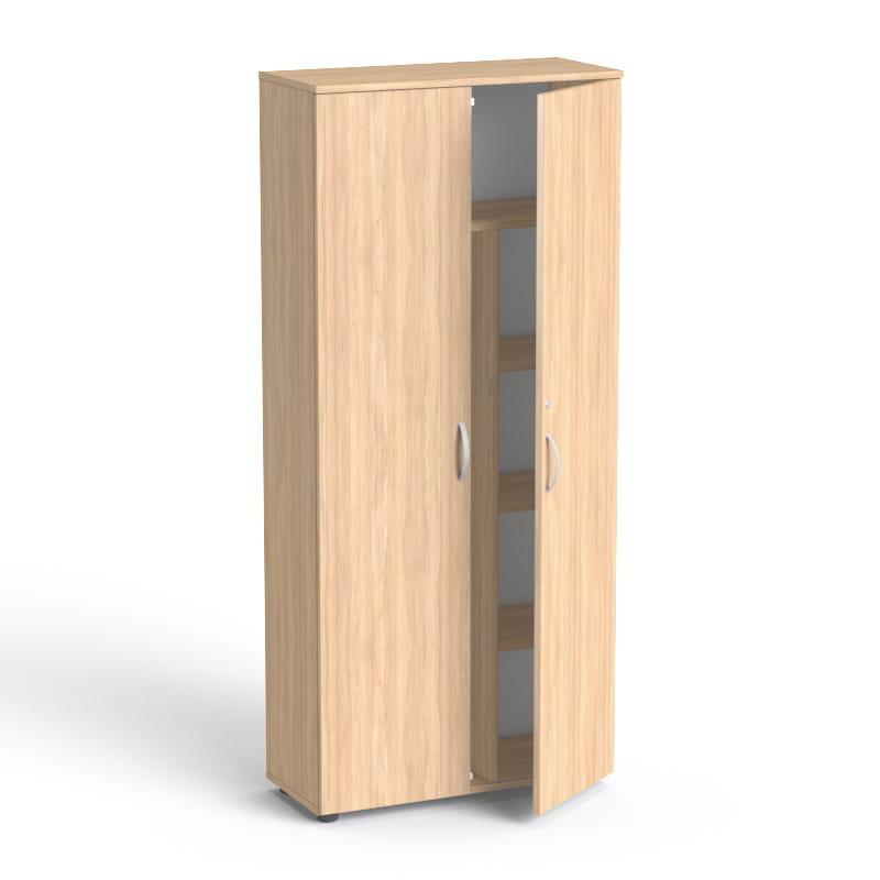 Biroja skapju komplekts Flexx Amber Oak, trīs skapji, kopējais platums 200 cm, Amber Oak