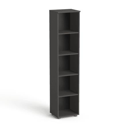 Biroja skapju komplekts Flexx Graphite, trīs skapji, kopējais platums 200 cm, grafīta