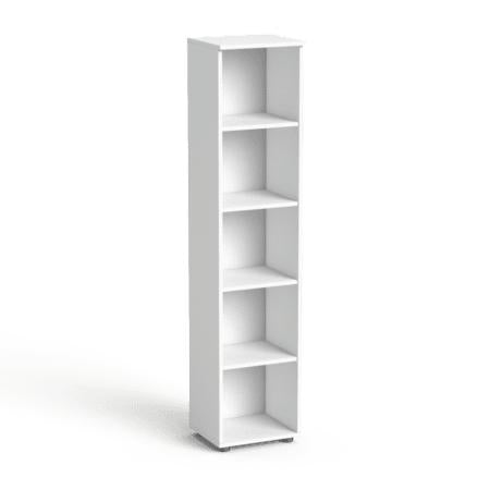 Biroja skapju komplekts Flexx White, trīs skapji, kopējais platums 200 cm, balts
