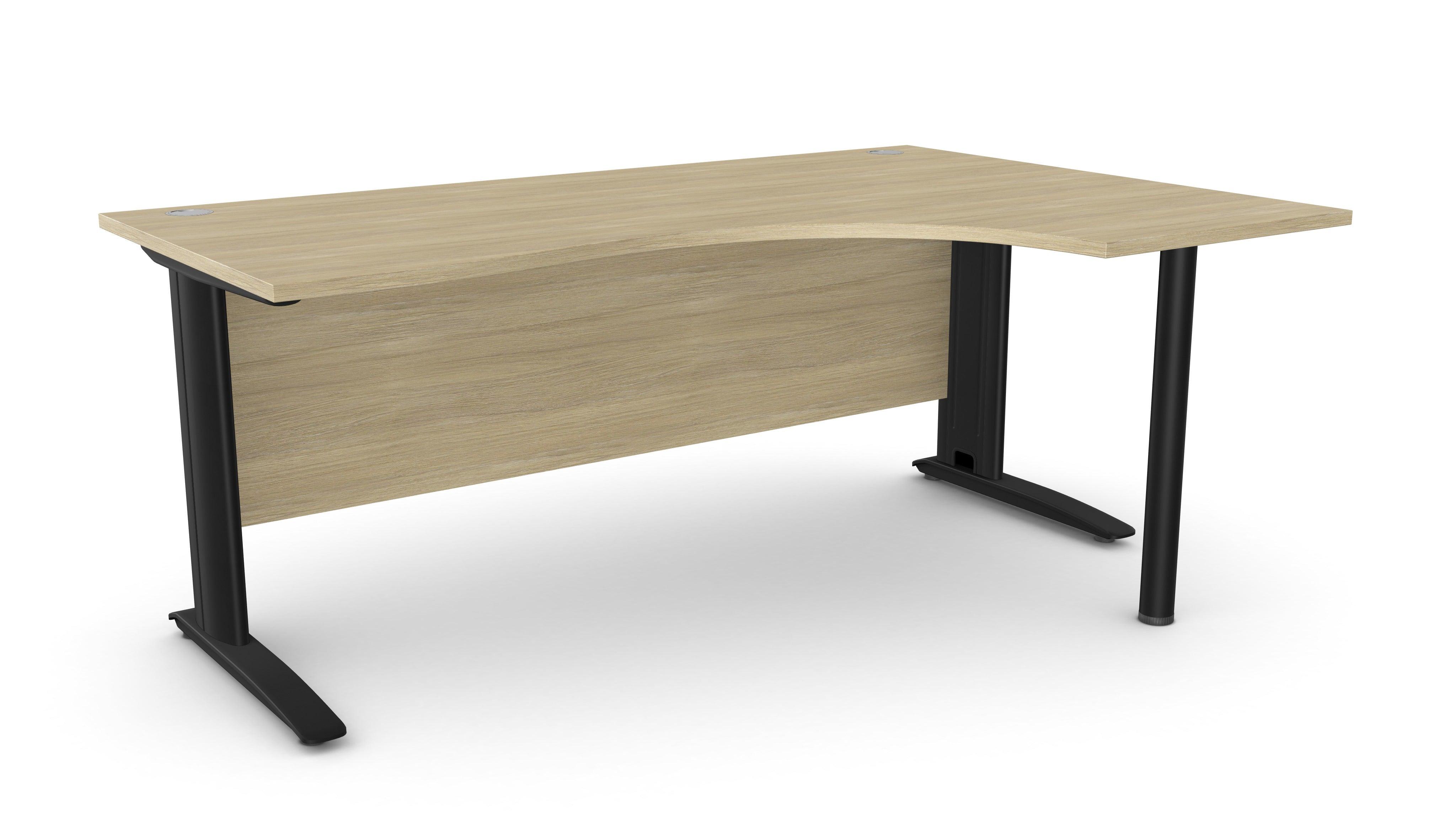 Biroja stūra galds ARETH CORNER, ar nosegpaneli - Ergostock.lv